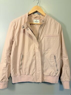 American Eagle Outfitters Light Pink Bomber Jacket
